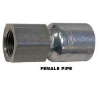 3/8 x 3/8 Rigid Female Pipe - NPTF Hose Fitting